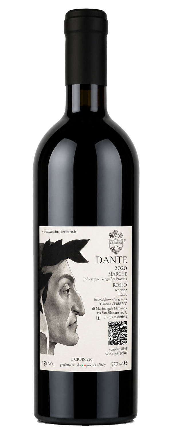 Dante - retro etichetta